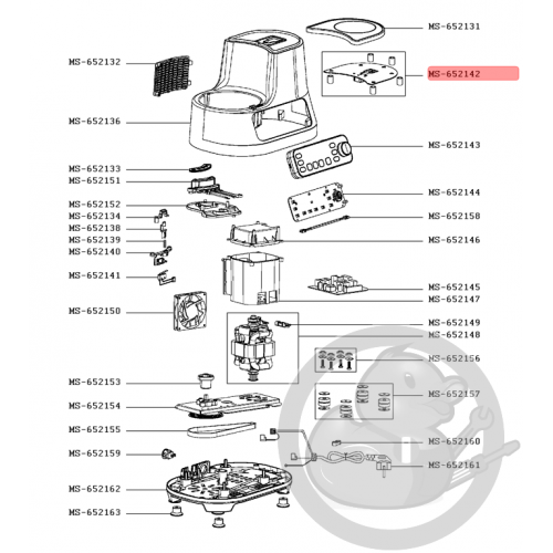 Capteur balance de ménage robot clickchef Moulinex MS-652142