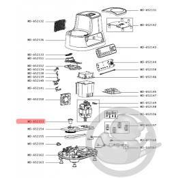 Arbre de transmission robot clickchef Moulinex MS-652153