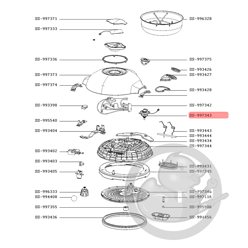 Cookeo Touch MOULINEX joint de couvercle