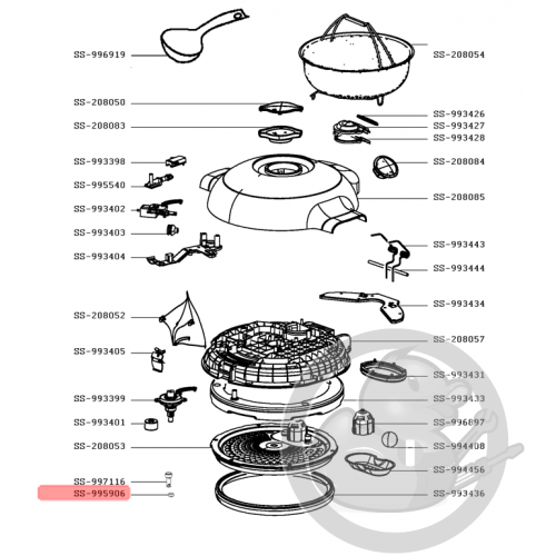 Joint soupape MOULINEX SS-995906