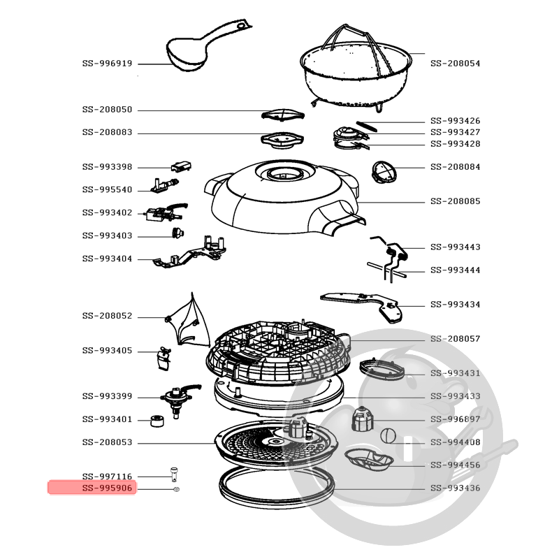 Joint soupape Cookeo Moulinex SS-993426 - Coin Pièces