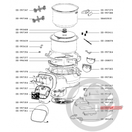 Isolant mica robot cookeo touch Moulinex SS-997369