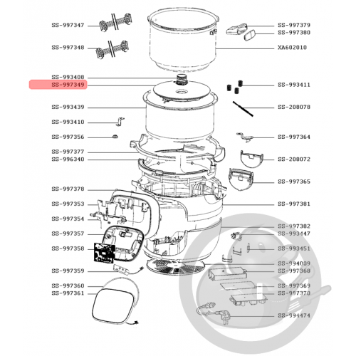 Resistance robot cookeo touch Moulinex SS-997349