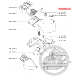 Cache connecteur robot companion Moulinex MS-0A19018