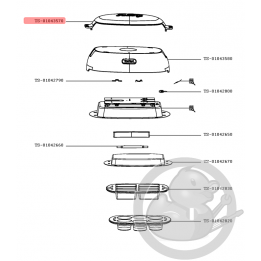 Enjoliveur couvercle cuiseur Cake Factory Tefal TS-01043570