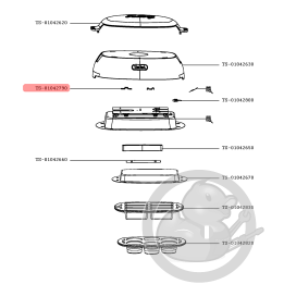 Support sonde cuiseur cake factory Tefal TS-01042790