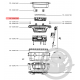 Etiquette cadran cuiseur cake factory Tefal TS-01043590