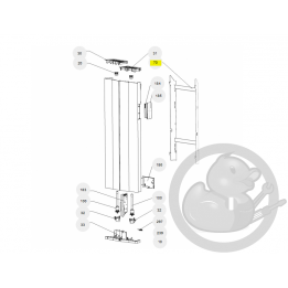 Support mural RFM3V 1800W radiateur Atlantic Thermor 098301