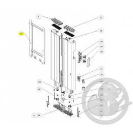 Support mural RFM4V 1500W radiateur Atlantic Thermor 098342