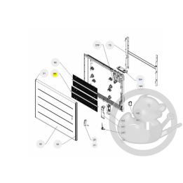 Corps de chauffe inférieur radiateur Atlantic Thermor 086417