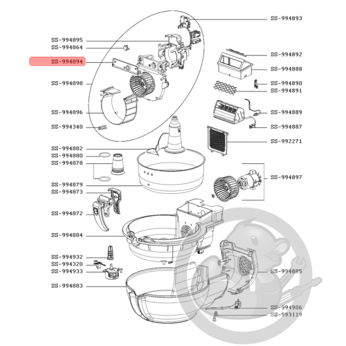 Joint friteuse actifry Seb SS-994894