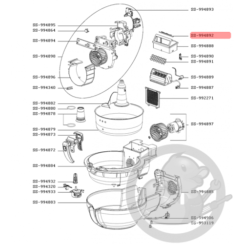 Guide grille friteuse actifry Seb SS-994892