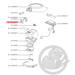 Verrou couvercle friteuse actifry Seb SS-1530000691