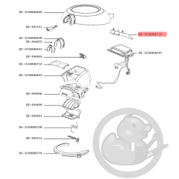 Support + ressort *2 friteuse actifry Seb SS-1530000710