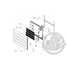 Cordon alimentation 3x1.5 LG1200 mm radiateur Atlantic Thermor 082199