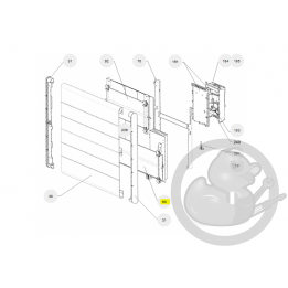 Résistance inférieure radiateur Atlantic Thermor 599080