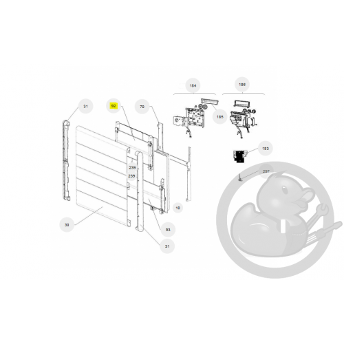 Résistance supérieure radiateur Atlantic Thermor 599076