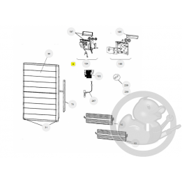 Kit fileries RAV radiateur Atlantic Thermor 081046