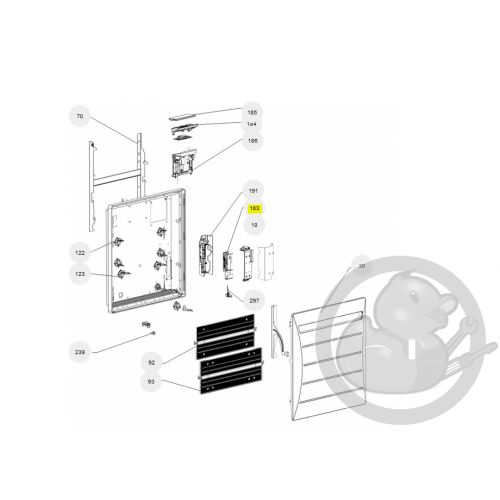 Carte de puissance U0673610 radiateur Atlantic Thermor 089117