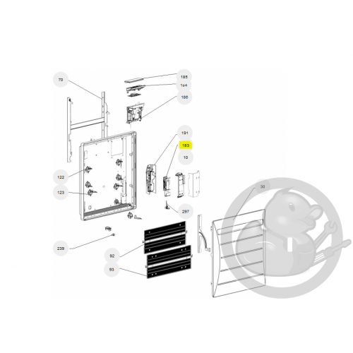 Carte de puissance U0673609 radiateur Atlantic Thermor 089116