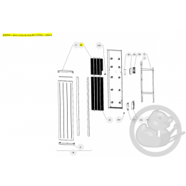 Corps de chauffe alu V 500W radiateur Atlantic Thermor 086446