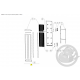 Façade mozart digital V 1000W radiateur Atlantic Thermor 097614