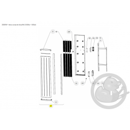 Façade mozart digital V 1000W radiateur Atlantic Thermor 097614