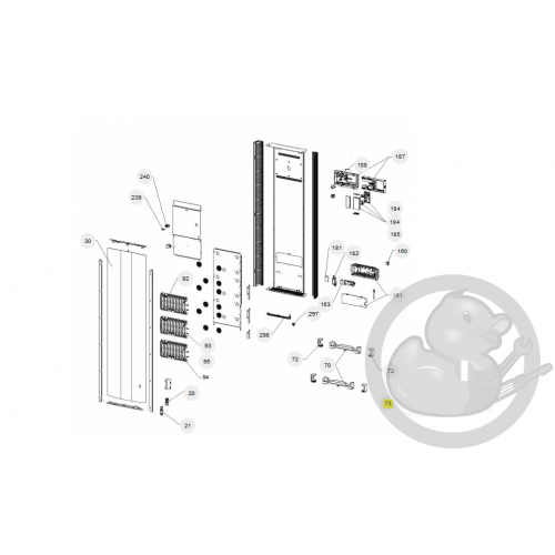 Kit poignées radiateur Atlantic Thermor 098719