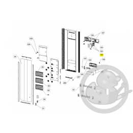 Câble alimentation L679 proms V radiateur Atlantic Thermor 083503