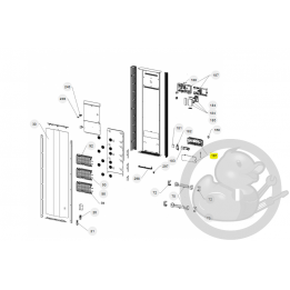 Boitier puissance seul + couvercle radiateur Atlantic Thermor 091685