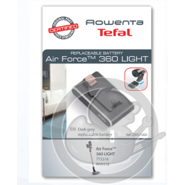 Batterie air force 360 light 21.6V aspirateur Rowenta ZR5516G0