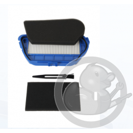 Filtre hepa + filtre mousse aspirateur mini space Moulinex ZR004701