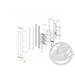 Façade calissia V 1000W radiateur Atlantic Thermor 097668