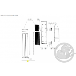 Façade nirvana digital V 2000W radiateur Atlantic Thermor 097619