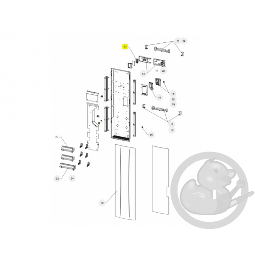 Commande digitale rcv prog 60 radiateur Atlantic Thermor 088383