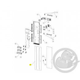 Façade rcv io atl 2000W radiateur Atlantic Thermor 098594