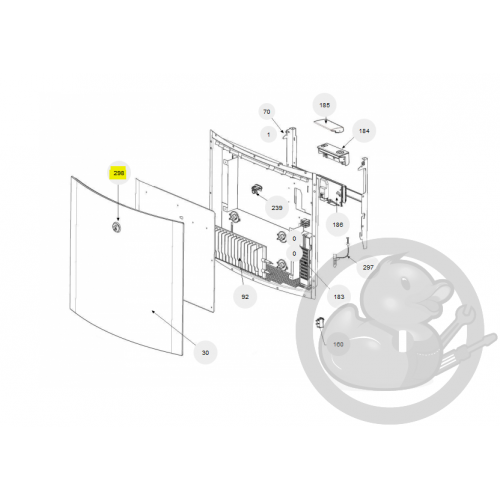 Détecteur de présence R5G atl radiateur Atlantic Thermor 081095