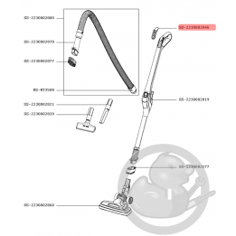 Télécommande aspirateur sans fil XO Rowenta Tefal SS-2230002846