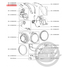 Carte électronique aspirateur sans fil XO Moulinex Tefal SS-2230002816