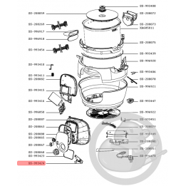 Carte électronique de commande robot Cookeo Moulinex SS-993424