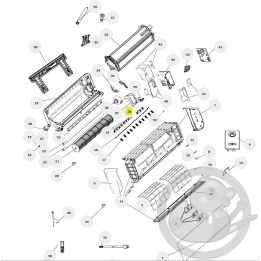 Support moteur unité intérieure murale Nagano Thermor 084135