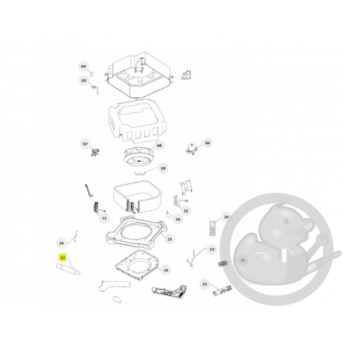 Tuyau évacuation condensats unité intérieure murale Nagano Thermor 084526