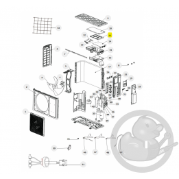 Support carte électronique unité extérieure Thermor 084389