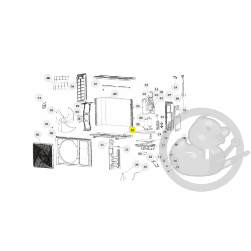 Base unité extérieure Thermor 084173