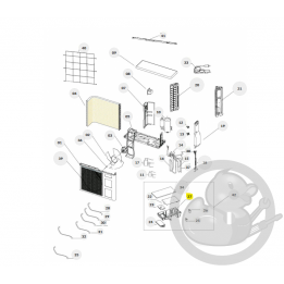 Boite électrique unité extérieure Thermor 084287