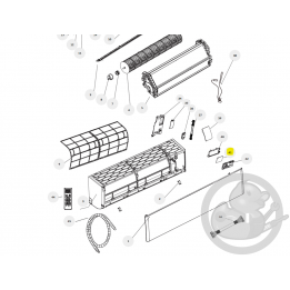 Panneau affichage unité intérieure Thermor 084681