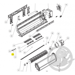 Moteur de volets (gauche-droite) unité intérieure Thermor 084596