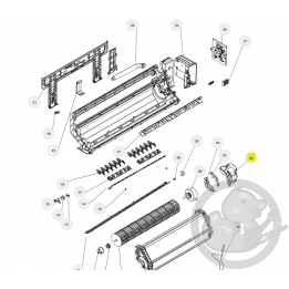 Couvercle moteur unité intérieure Thermor 084669