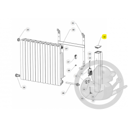 Commande digitale prog 22 radiateur Atlantic Thermor 088955