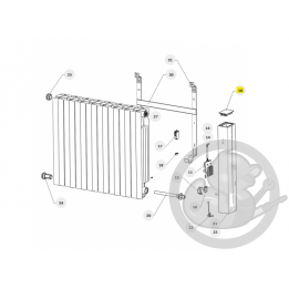 Commande digitale prog 18 radiateur Atlantic Thermor 088951